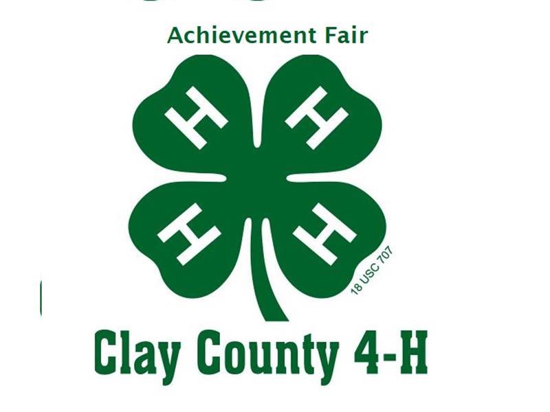 Logo for 2025 Clay County 4-H Achievement Fair