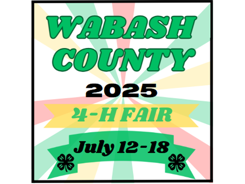 Logo for 2025 Wabash County 4-H Fair